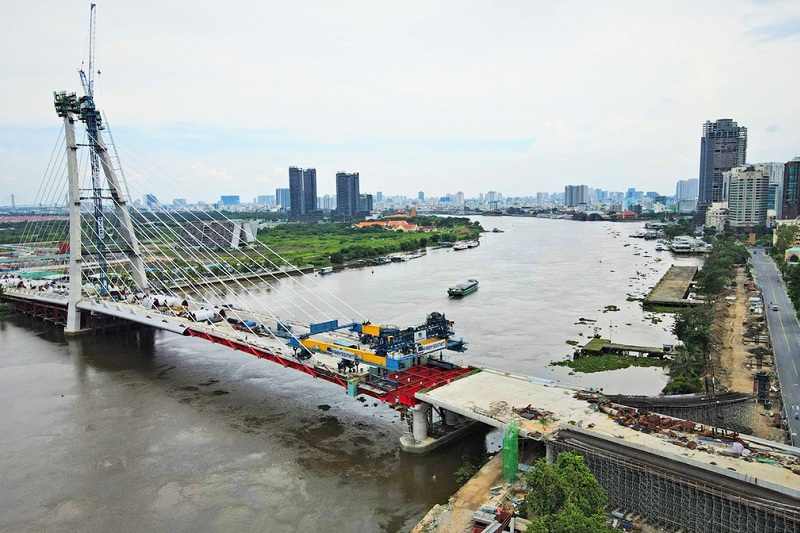 Hoàn thành cầu Thủ Thiêm 2 vào dịp 30-4 sắp đến