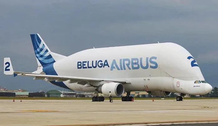 Máy bay siêu tải Airbus A300-600ST lần đầu xuất hiện tại Đà Nẵng