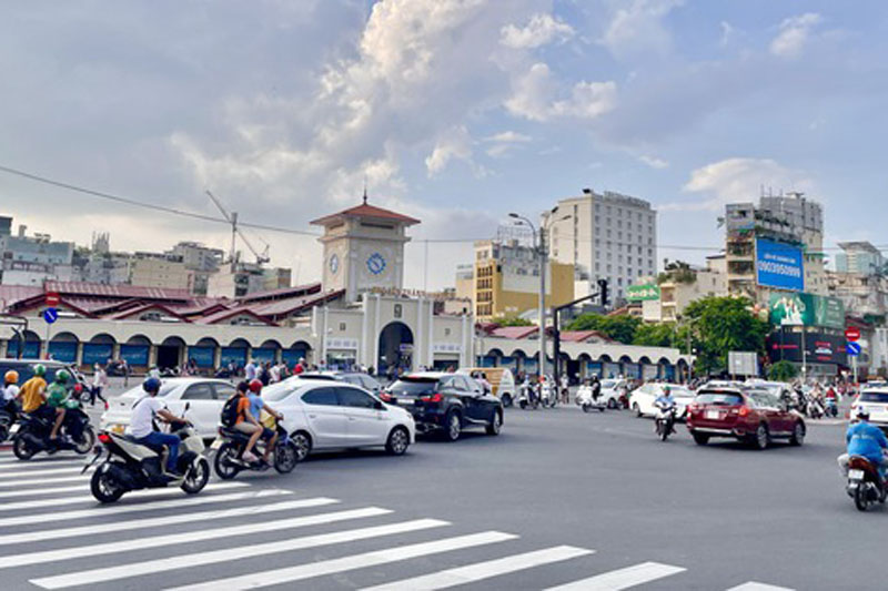 Tổ chức lại giao thông khu vực chợ Bến Thành