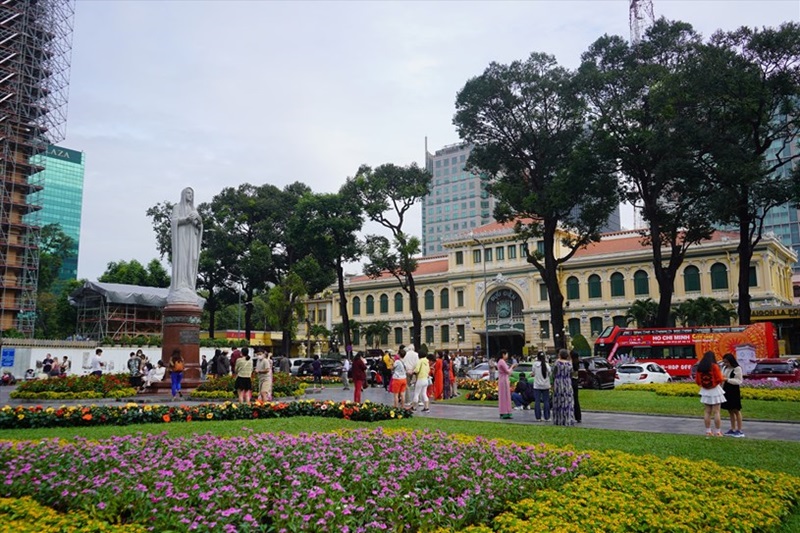 Tết Dương lịch ở TPHCM không có mưa 