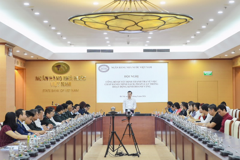 Thanh tra hoạt động kinh doanh vàng tại 2 Ngân hàng và 4 Công ty