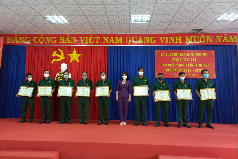 Long An: Hội Cựu chiến binh Đức Hòa tổ chức hội nghị Ban Chấp hành lần thứ XVI, nhiệm kỳ 2017-2022
