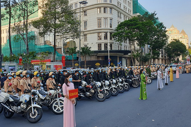 Công an TP. HCM ra quân triển khai cao điểm tấn công, trấn áp tội phạm 