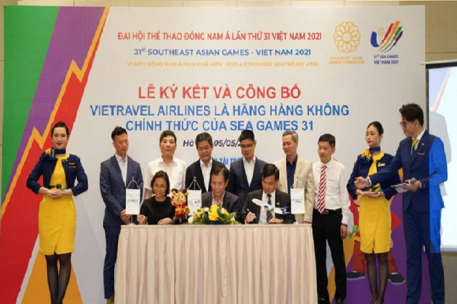 Vietravel Airlines trở thành hãng hàng không chính thức của Sea Games 31