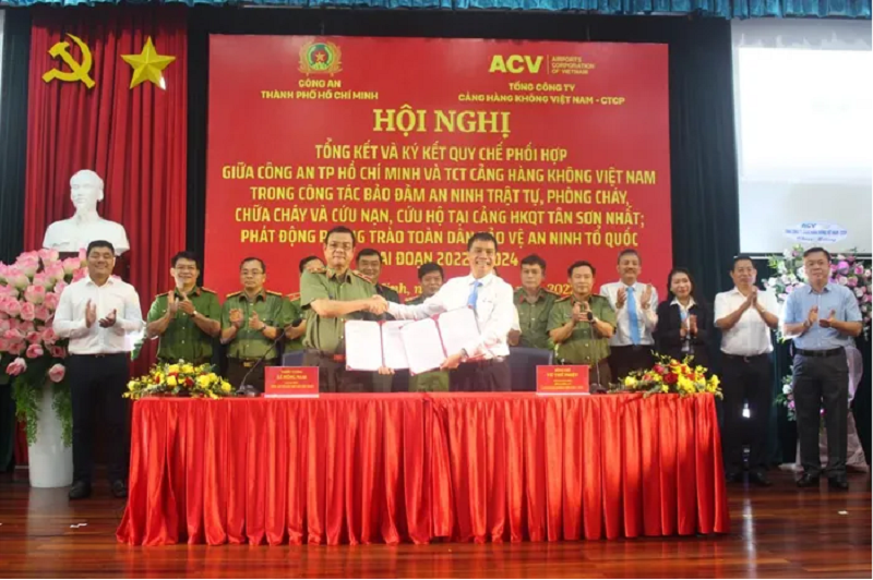 Công an TP.HCM và ACV ký kết Quy chế phối hợp tại sân bay Tân Sơn Nhất