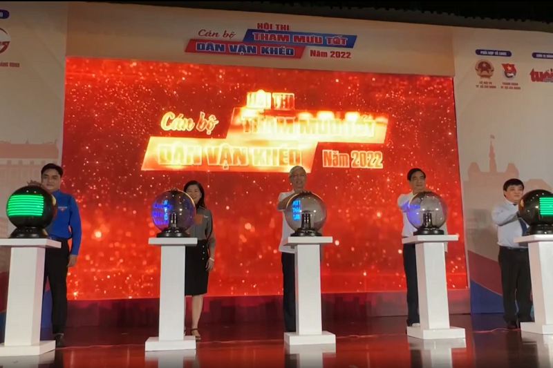 TP.HCM: Khai mạc Hội thi cán bộ “Tham mưu tốt - Dân vận khéo” năm 2022