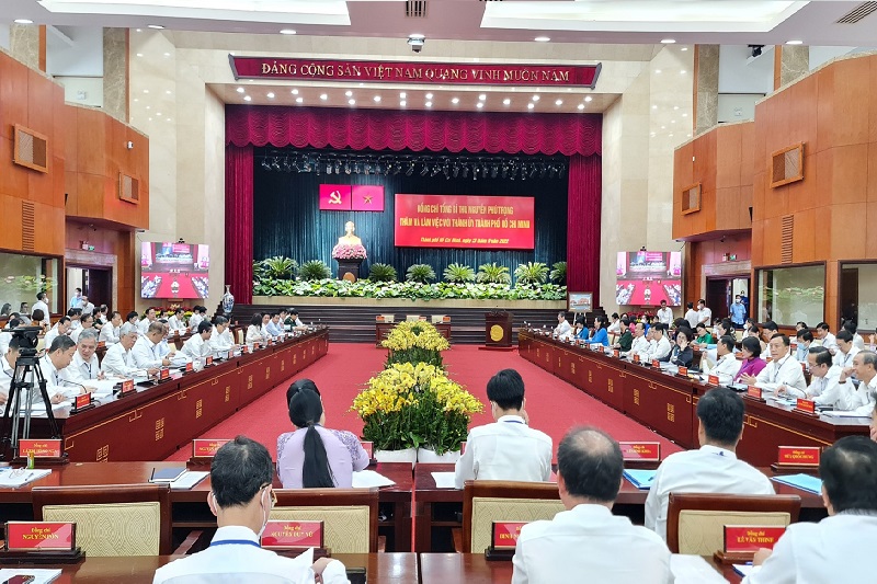 Tổng bí thư Nguyễn Phú Trọng thăm và làm việc tại TP HCM