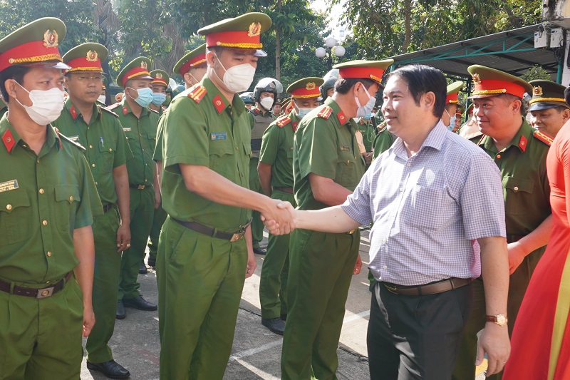 TP.HCM: Công an quận Gò Vấp ra quân tấn công, trấn áp tội phạm, bảo đảm ANTT dịp Tết Nguyên đán
