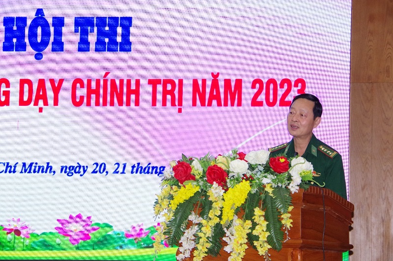Hội thi giảng dạy chính trị trong Bộ đội Biên phòng TP Hồ Chí Minh