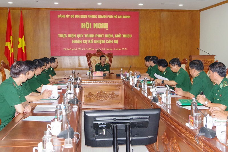 Trung tướng Lê Đức Thái đến thăm, làm việc với Bộ Chỉ huy BĐBP Thành phố Hồ Chí Minh