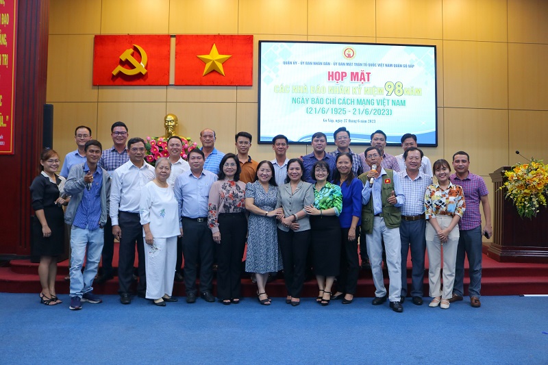 Quận Gò Vấp: Họp mặt các thế hệ phóng viên báo – đài nhân kỷ niệm 98 năm Ngày Báo chí Cách mạng Việt Nam