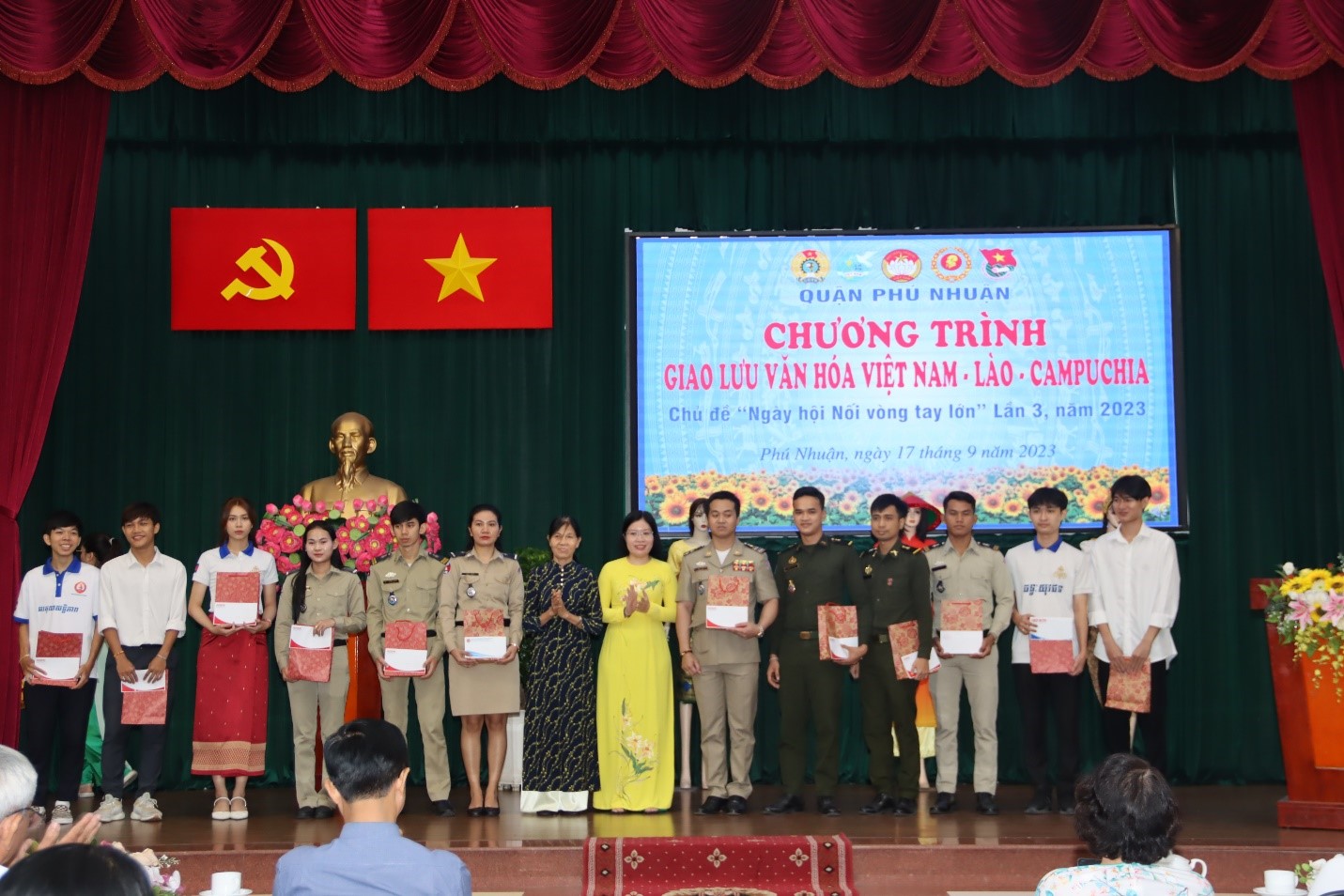 Quận Phú Nhuận tổ chức giao lưu văn hóa các nước Việt Nam – Lào – Campuchia